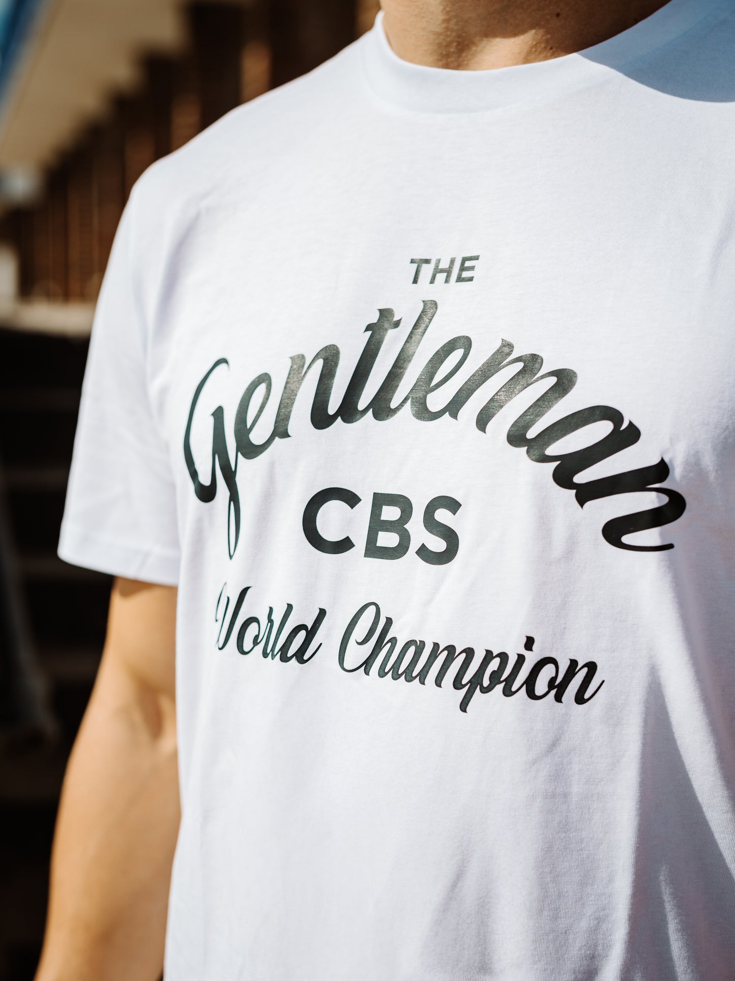 White CBS Branded Kids T-shirt